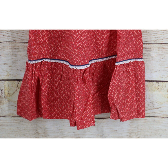 VINTAGE Keliis of Hawaii Liberty House Womens Size Small Floral Maxi Dress Red - Picture 5 of 7